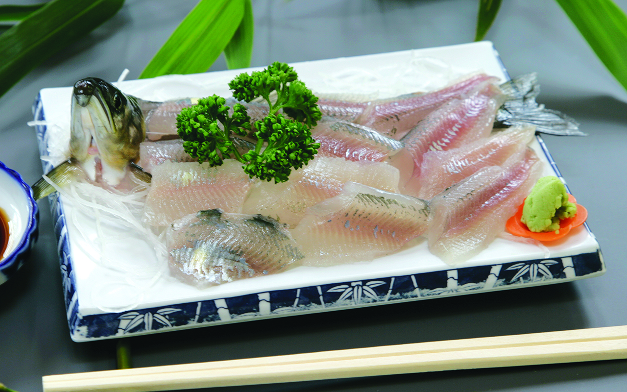 鮎刺身　1,700円（税込）